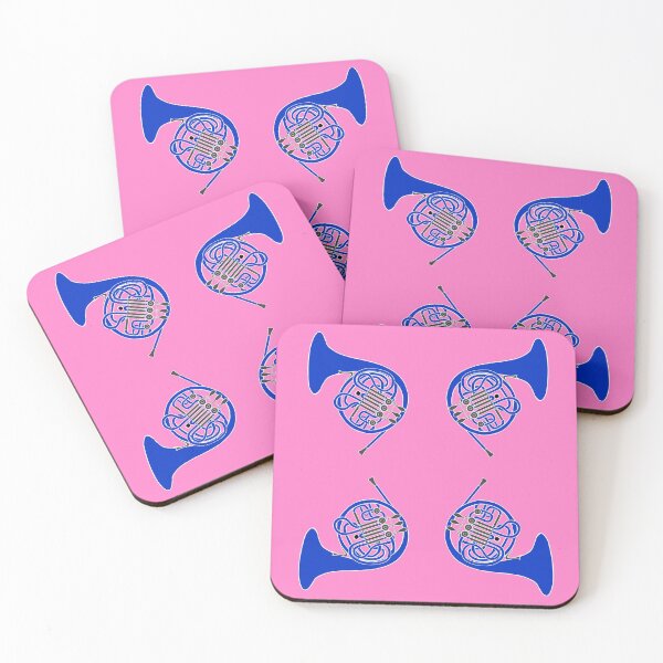 Item preview, French Horn Pattern blue and Pink designed and sold by Ric1926.