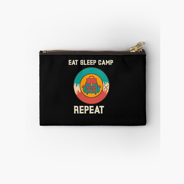 Item preview, Eat sleep camp repeat, designed and sold by prestige dn.