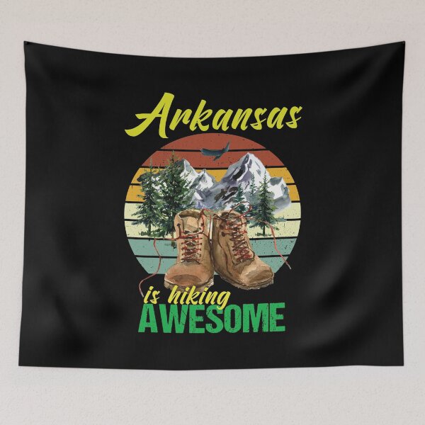 Item preview, Arkansas is hiking awesome designed and sold by StencilMyst ..