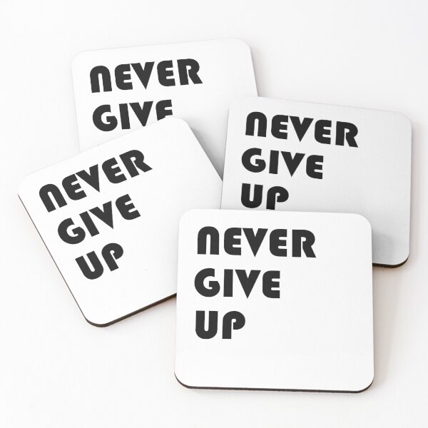 Item preview, Never Give Up Sticker designed and sold by Duxt.