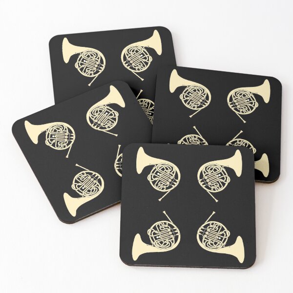 Item preview, French Horn Pattern Black and cream designed and sold by Ric1926.