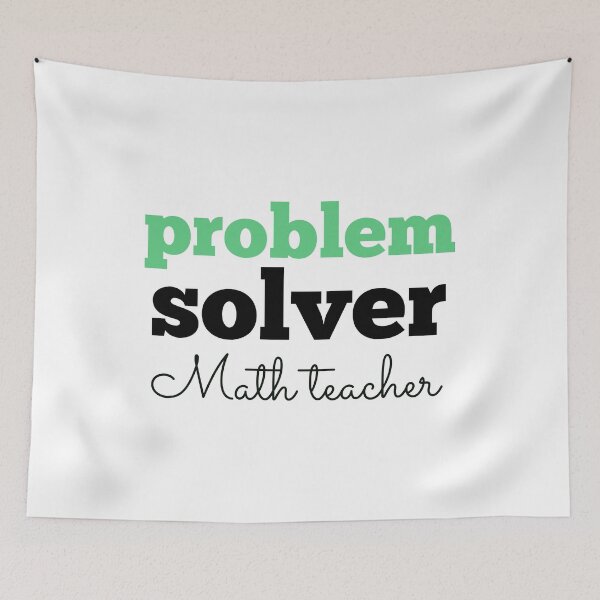 Item preview, Problem solver math teacher designed and sold by Coolclassy.