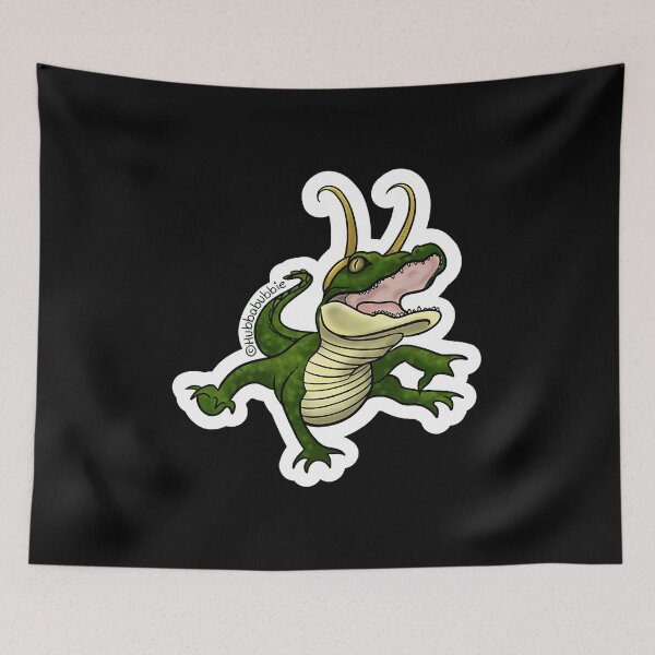 Item preview, Funny Loki Gator Alligator Loki Croki Crocodile God Of Mischief designed and sold by quintinhard.