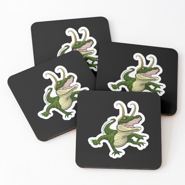 Item preview, Funny Loki Gator Alligator Loki Croki Crocodile God Of Mischief designed and sold by quintinhard.