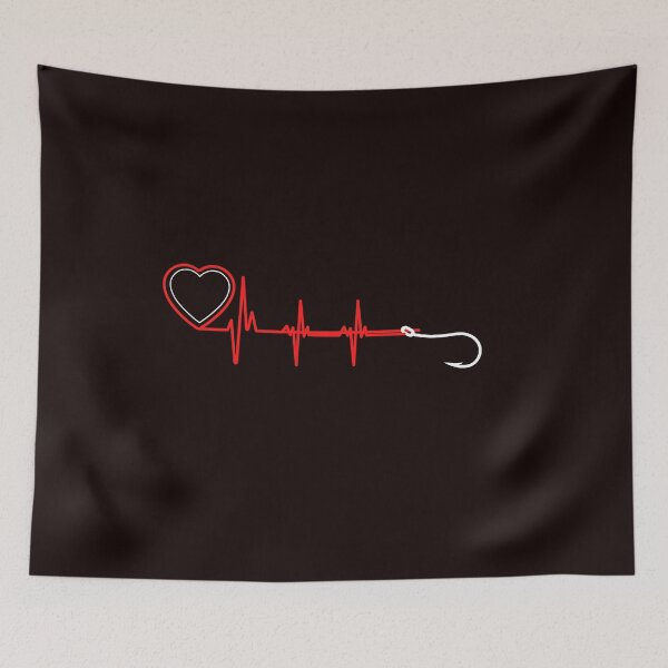 Item preview, Heartbeat For Fishing designed and sold by Famtastic Artworks.