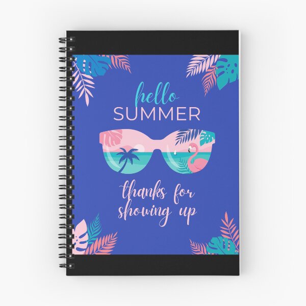 Item preview, Hello Summer Thanks For Showing Up (sky blue background) designed and sold by CherryDamzel.