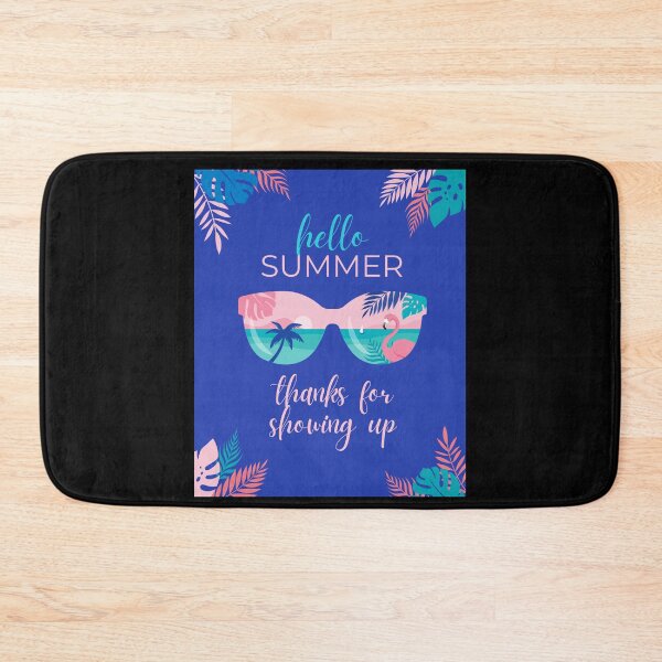 Item preview, Hello Summer Thanks For Showing Up (sky blue background) designed and sold by CherryDamzel.