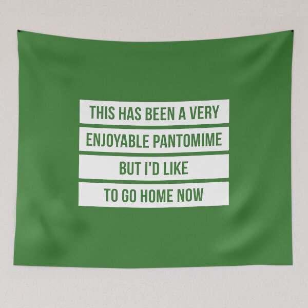 Item preview, I'd Like To Go Home Now (Green BG) designed and sold by FilipeFerreira.