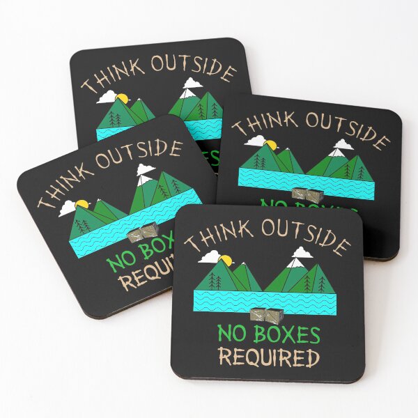 Item preview, Think Outside, No Boxes Required designed and sold by Gaelashirts.
