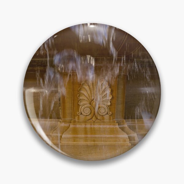 Item preview, Buttery Golden Marble Through Ripping Water Curtains - Take Two designed and sold by Georgia Mizuleva.