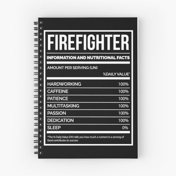 Item preview, Firefighter Funny Firefighting Nutrition Label for Wome| Perfect Gift For you and friends designed and sold by luconats.