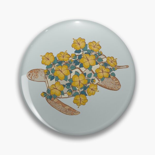 Item preview, Hibiscus sea turtle designed and sold by kristinamj99.