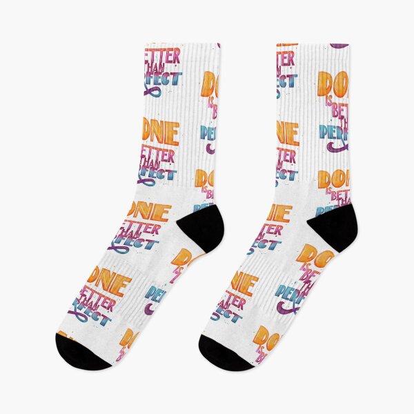 Item preview, Done is Better than Perfect Motivational Statement No Perfection Any More Do it designed and sold by Sandra Brezina.