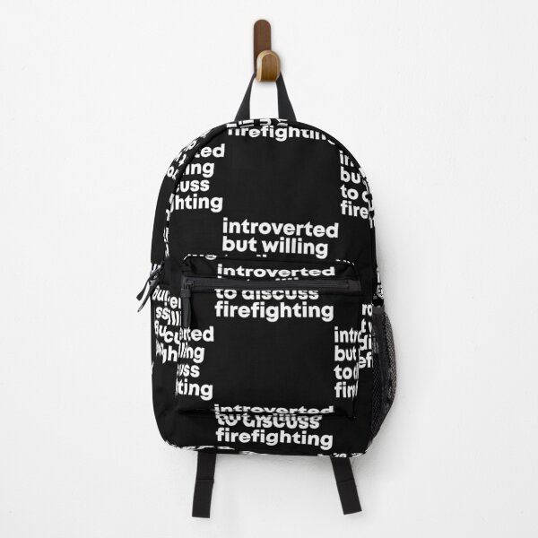 Item preview, Firefighter Design Introverted but willing to discuss Firefightin| Perfect Gift For you and friends designed and sold by luconats.