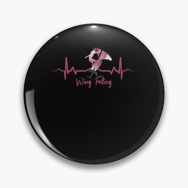 Item preview, Wing Foiling Heartbeat For Female Surfers designed and sold by Grimbart.