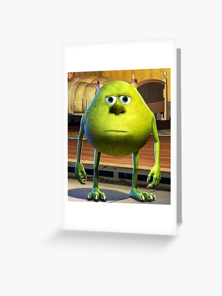 Monsters Inc Meme Greeting Cards for Sale