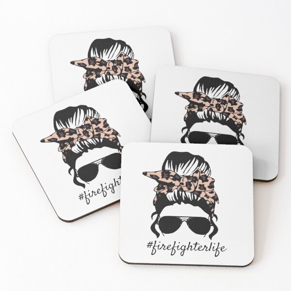 Item preview, Firefighter Messy Bun - Firefighter Mothers Day Gif| Perfect Gift For you and friends designed and sold by luconats.