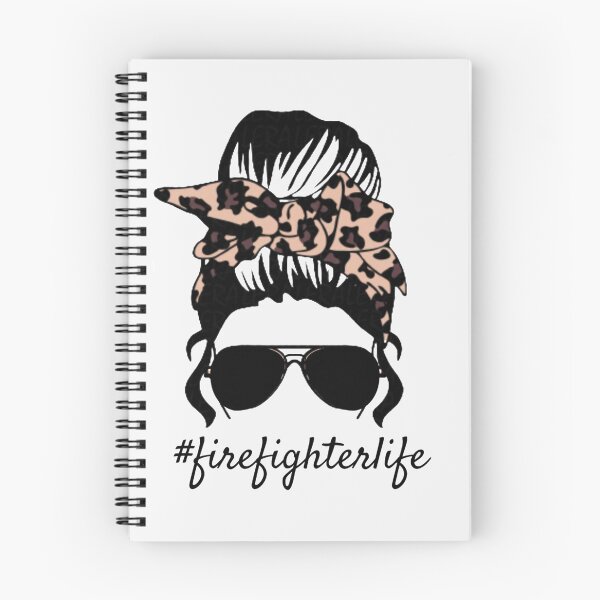 Item preview, Firefighter Messy Bun - Firefighter Mothers Day Gif| Perfect Gift For you and friends designed and sold by luconats.