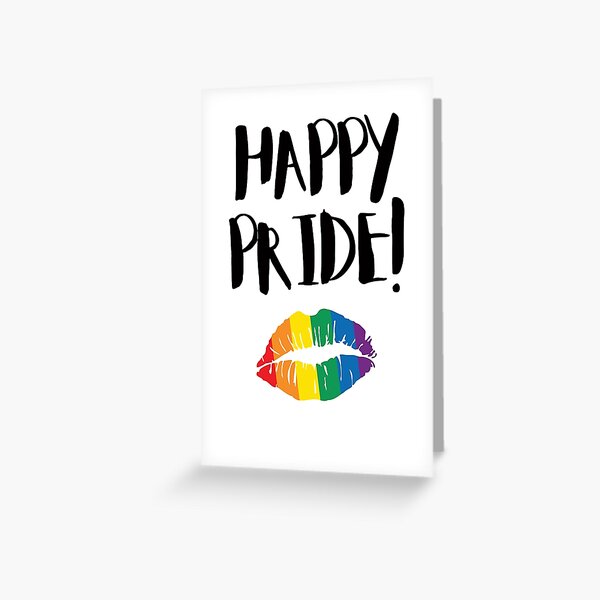 Happy Pride Rainbow Card