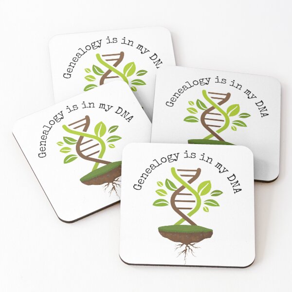 Item preview, Cute Genealogy Is In My DNA  designed and sold by Purple Fern Art.
