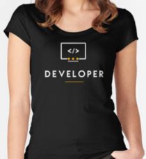 Developer Women's Fitted Scoop T-Shirt
