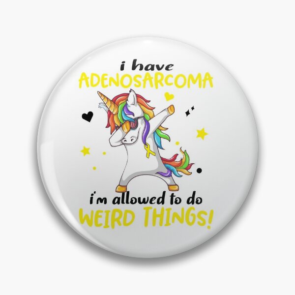 Item preview, Adenosarcoma Warrior I'm Allowed To Do Weird Things designed and sold by Brad-FI.