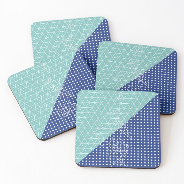 Item preview, triangles - dots and scribble - one designed and sold by tangerinedusk.