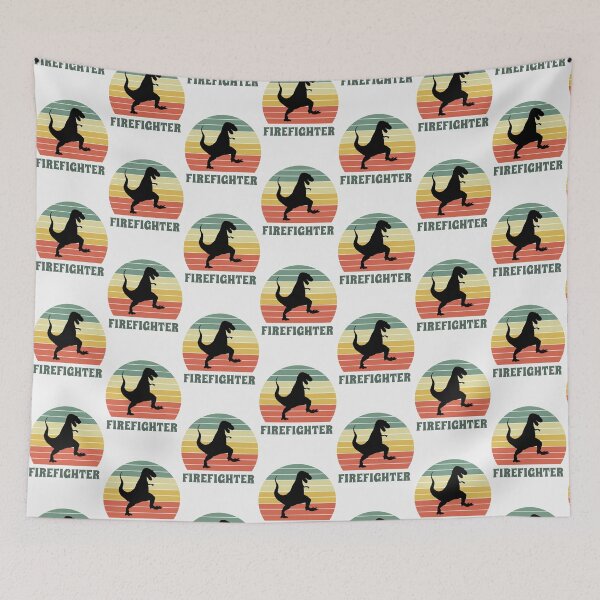 Item preview, Firefighter Dinosaur - Funny FirefighterGift Ide| Perfect Gift For you and friends designed and sold by luconats.
