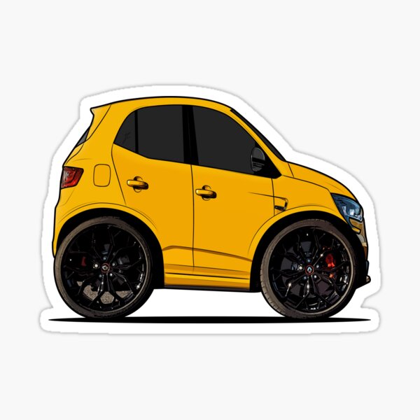 Renault Megane RS bébé - Mini voiture Renault Sport Trophy Sticker