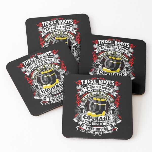 Item preview, Firefighters - These boots have seen traged| Perfect Gift For you and friends designed and sold by luconats.
