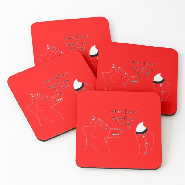 Item preview, red, What does the fox say?  designed and sold by beckyhowling.