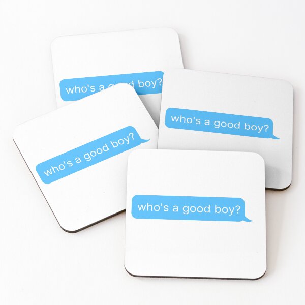 Item preview, Whos a good boy?| best dog mom mum puppy text message happiness camping  designed and sold by brinikki.