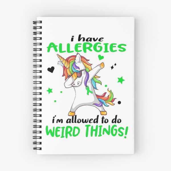 Item preview, Allergies Warrior I'm Allowed To Do Weird Things designed and sold by Brad-FI.