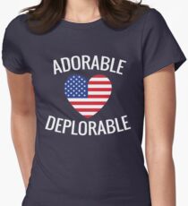 Adorable Deplorable Women's Fitted T-Shirt