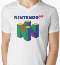 Nintendo 64 Logo Men's V-Neck T-Shirt