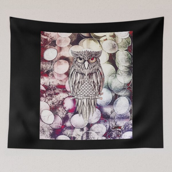 Item preview, Owl in red designed and sold by umfhn.