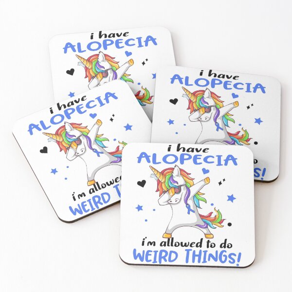 Item preview, Alopecia Warrior I'm Allowed To Do Weird Things designed and sold by Brad-FI.