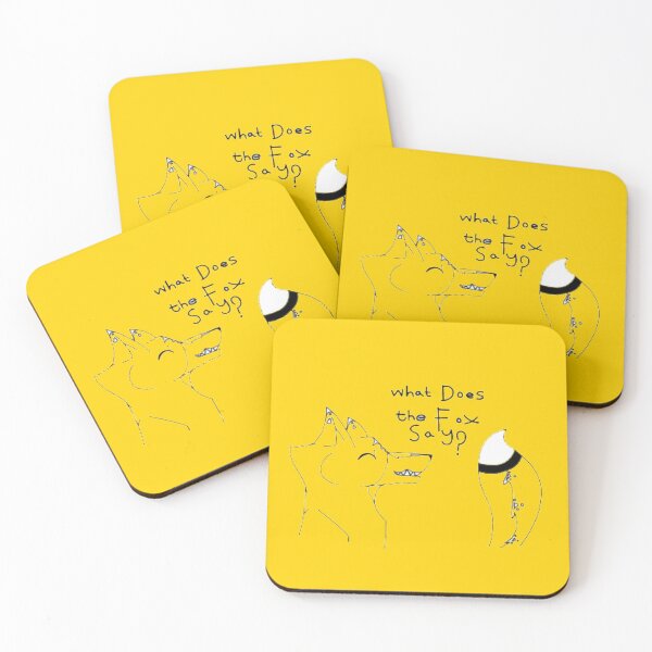 Item preview, yellow, What does the fox say?  designed and sold by beckyhowling.