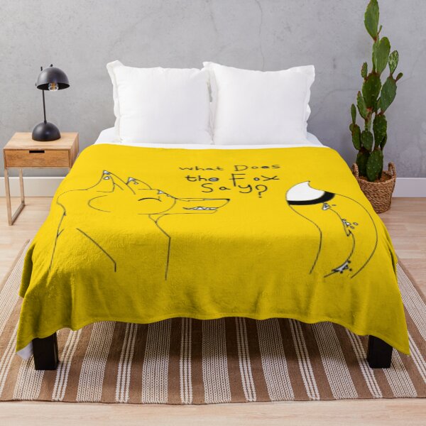 Item preview, yellow, What does the fox say? designed and sold by beckyhowling.