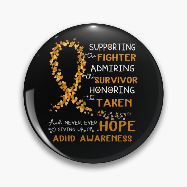 Item preview, Supporting Fighter ADHD Awareness designed and sold by largellie.