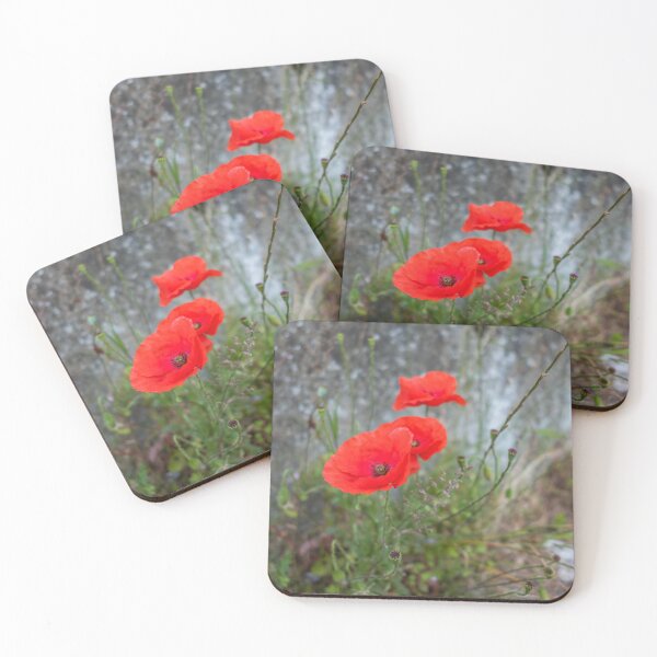 Item preview, Wild red poppies designed and sold by yackers1.