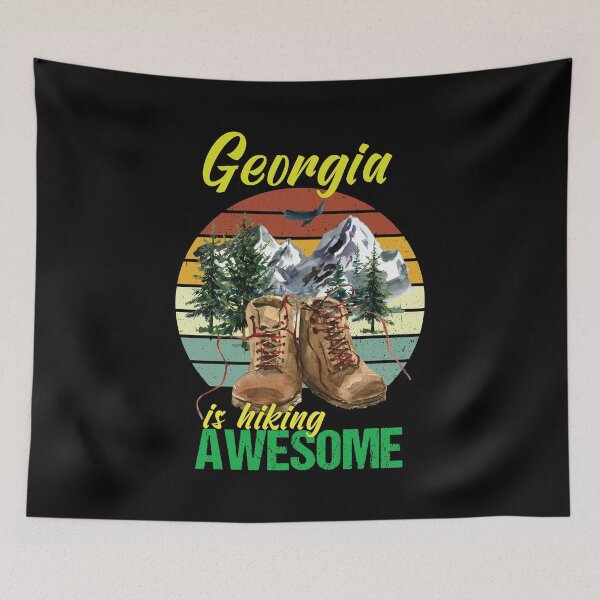 Item preview, Georgia is hiking awesome designed and sold by StencilMyst ..