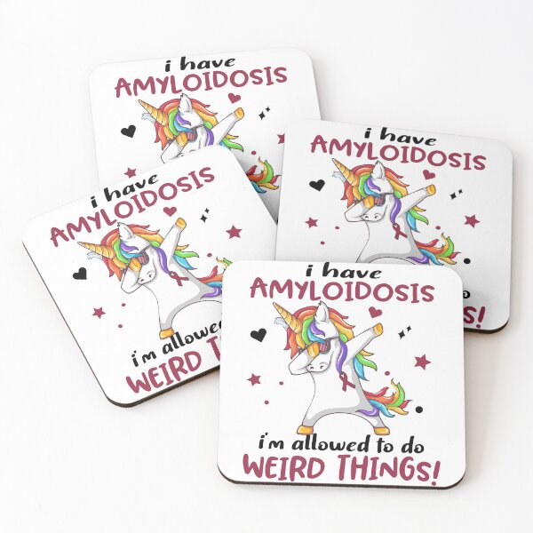 Item preview, Amyloidosis Warrior I'm Allowed To Do Weird Things designed and sold by Brad-FI.