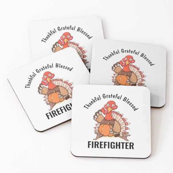 Item preview, Thankful Grateful Blessed Firefighter| Perfect Gift For you and friends designed and sold by luconats.