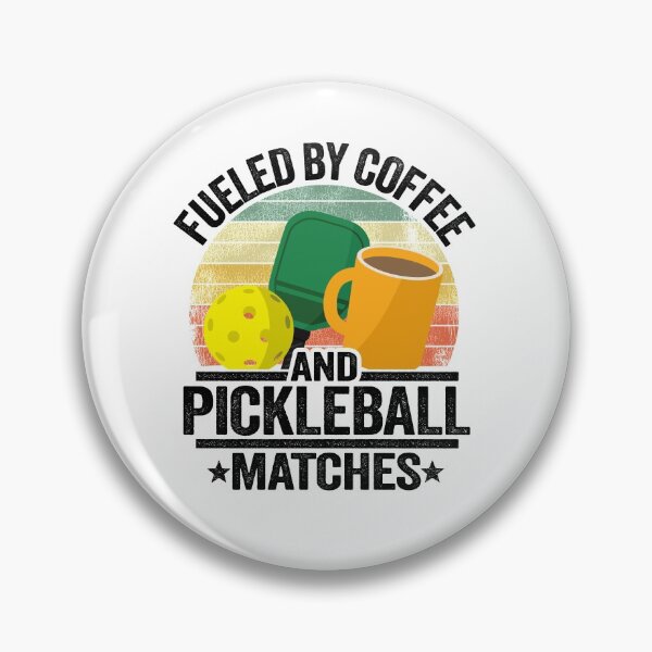 Item preview, Fueled By Coffee And Pickleball Matches Funny Pickleball designed and sold by Stronzi.