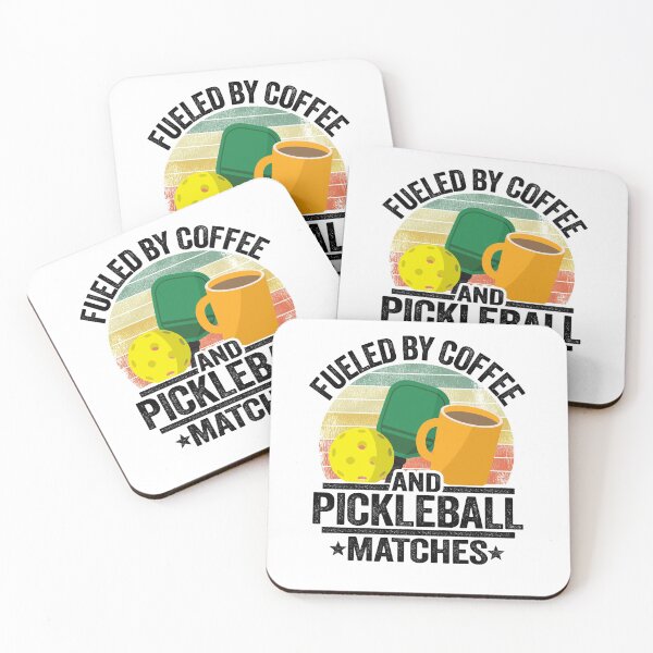 Item preview, Fueled By Coffee And Pickleball Matches Funny Pickleball designed and sold by Stronzi.