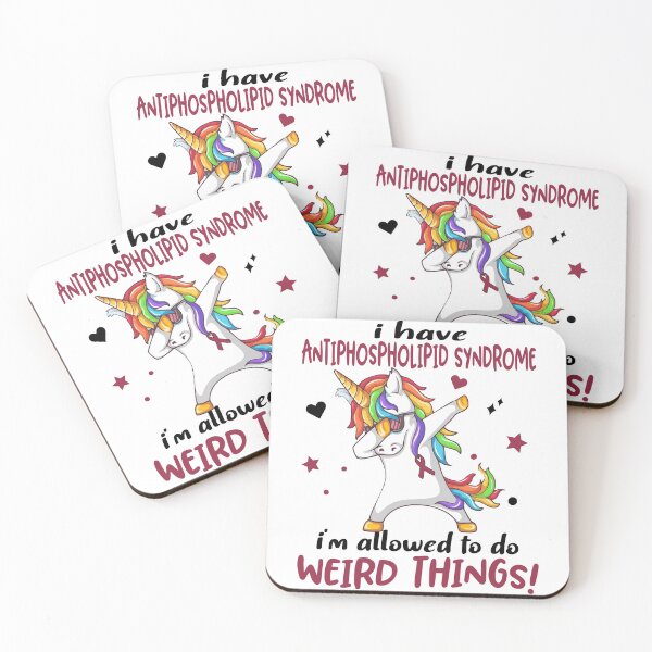 Item preview, Antiphospholipid Syndrome Warrior I'm Allowed To Do Weird Things designed and sold by Brad-FI.