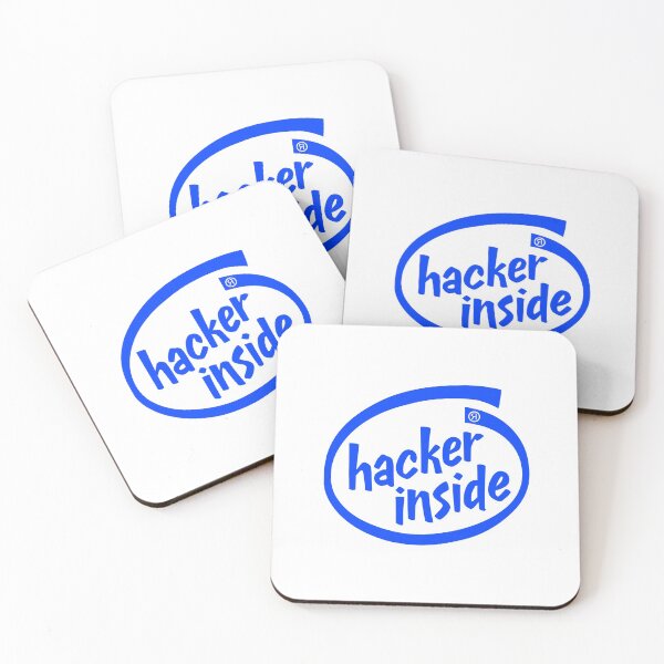 Item preview, Hacker Inside (Based on Intel 2002-2005 logo) designed and sold by DTech ⭐.