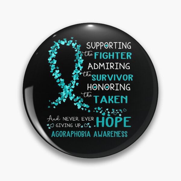 Item preview, Supporting Fighter Agoraphobia Awareness designed and sold by largellie.