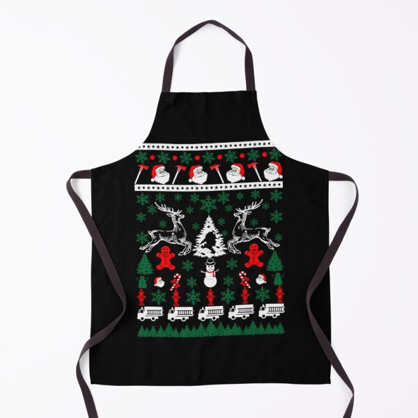 Item preview, Merry Firefighter Fireman Ugly Christmas Sweater Funny Tshirt| Perfect Gift For you and friends designed and sold by luconats.